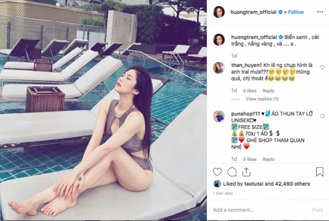 Hình ảnh được nữ ca sĩ chia sẻ trên instagram cá nhân, nhiều người còn cho rằng, cô đang có chuyến đi nghỉ ngơi với bạn trai.