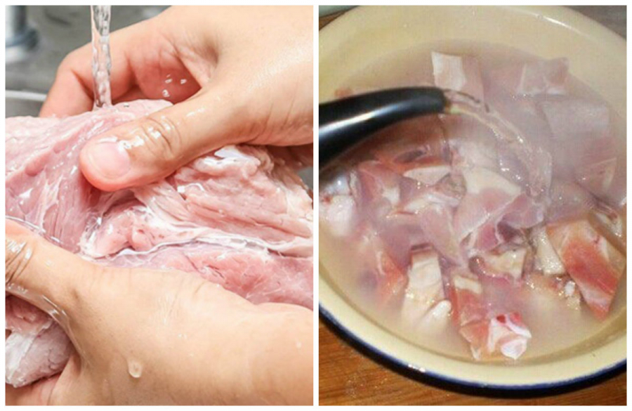 Rửa thịt trực tiếp không loại bỏ được vi khuẩn