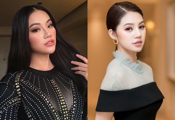 Cứ hễ khen ngợi nhan sắc của Phương Khánh thì liền đó cái tên Jolie Nguyễn cũng được nhắc đến kèm theo. Thường xuyên có những bức ảnh giống nhau như