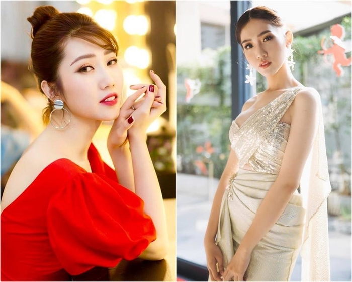 Không có chung huyết thống nhưng đặt bức hình của Thúy Ngân và Nhật Hà cạnh nhau, họ như cặp chị em thất lạc. Từ cấu trúc khuôn mặt cho đến thần thái, cả hai được nhận xét