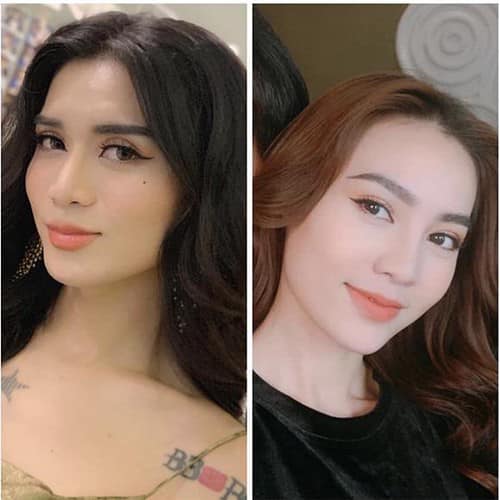 Nói về độ lầy thì Lan Ngọc và BB Trần một chín một mười nhưng không ngờ có lúc họ lại y hệt nhau về khuôn mặt.
