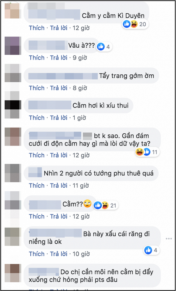 Chiếc cằm quá nhọn của bà xã Cường Đô La - Đàm Thu Trang đang gây tranh cãi trên mạng xã hội.
