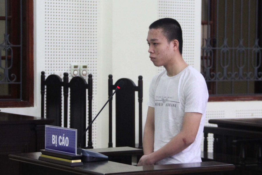 Trương Văn Đạt tại phiên tòa.