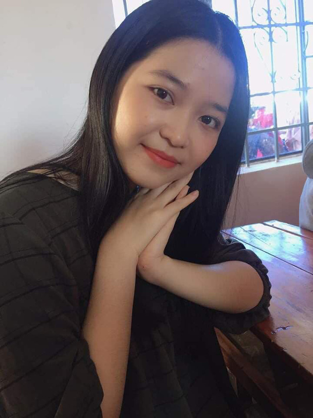 Nữ sinh trước khi mất tích.