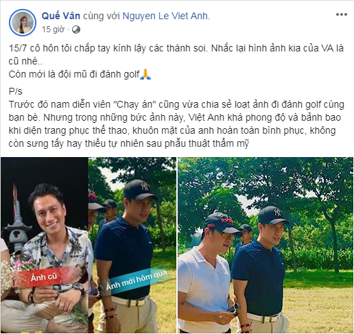 Quế Vân lên tiếng bảo vệ nam diễn viên Việt Anh trước những chê bai của dư luận.