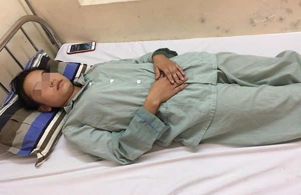 Bệnh nhân A. đang được điều trị tại Bệnh viện Đa khoa Lạng Sơn.