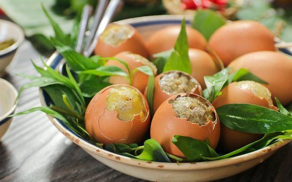 Món trứng gà nương thơm nức mũi