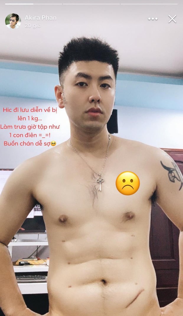 Mới đây, những hình ảnh cởi áo khoe body còn nguyên vết 