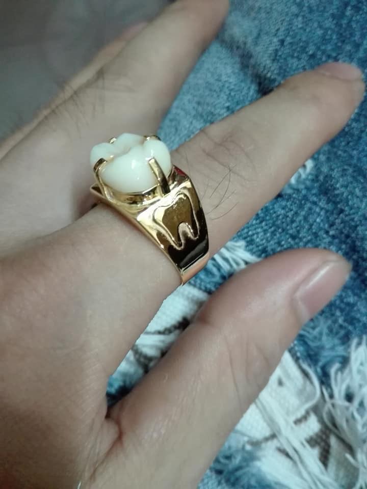 Chiếc nhẫn sau khi hoàn thành.