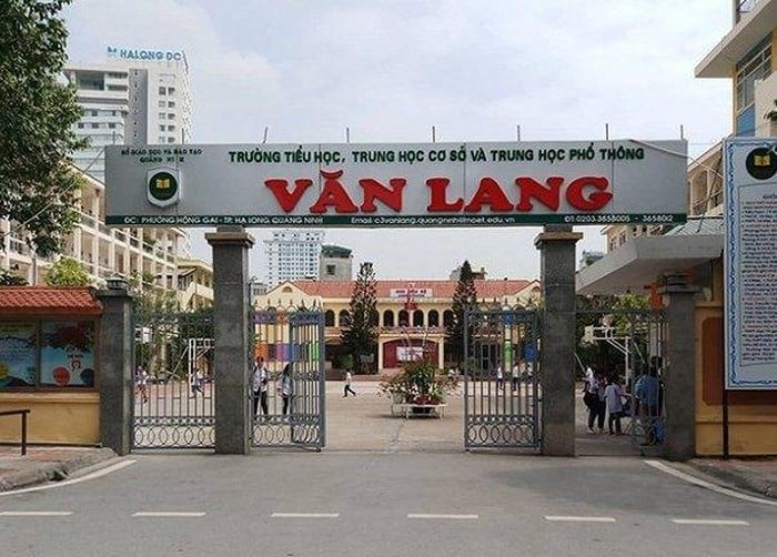 Trường Tiểu học, THCS và THPT Văn Lang.