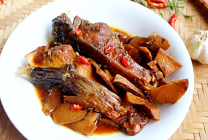 Cá kho riềng thơm ngon