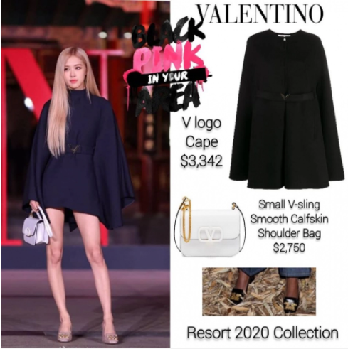 Tối ngày 07/11, BlackPink Rosé đã có màn xuất hiện ngoạn mục tại sự kiện của Valentino mang tên Valentino Daydream High Fashion Show diễn ra ở Bắc Kinh - Trung Quốc. Tại đây cô đã diện set đồ 