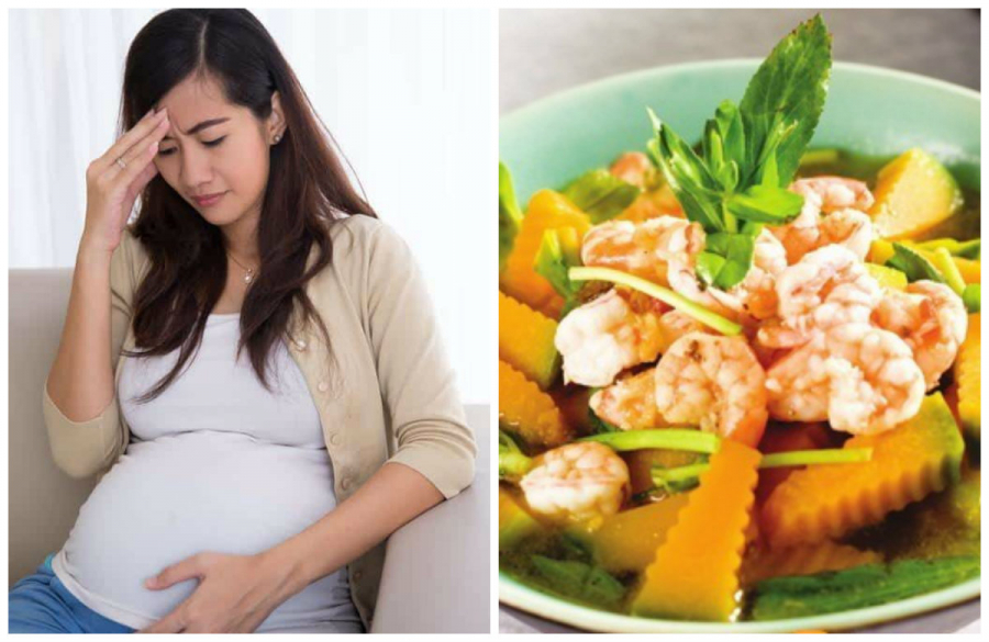 Công dụng của bí đỏ với mẹ bầu là giảm ốm nghén
