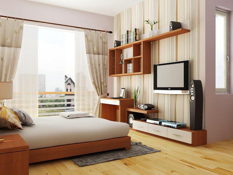 Đặt tivi trong phòng ngủ có thể ảnh hưởng đến mối quan hệ vợ chồng.