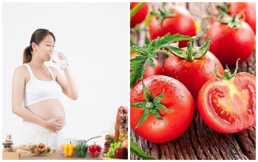 Mẹ bầu ăn cà chua giúp tăng sức đề kháng