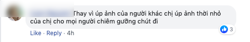 Nhiều ý kiến cho rằng Dương Yến Ngọc nên đăng ảnh hồi nhỏ của mình cho mọi người chiêm ngưỡng thay vì đăng tải ảnh của người khác.