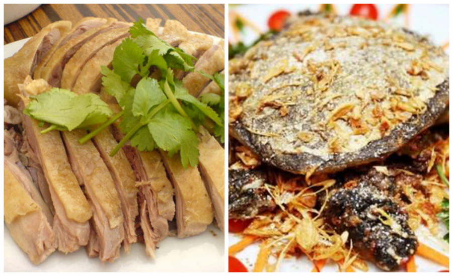 Thịt vịt và thịt ba ba không ăn chung