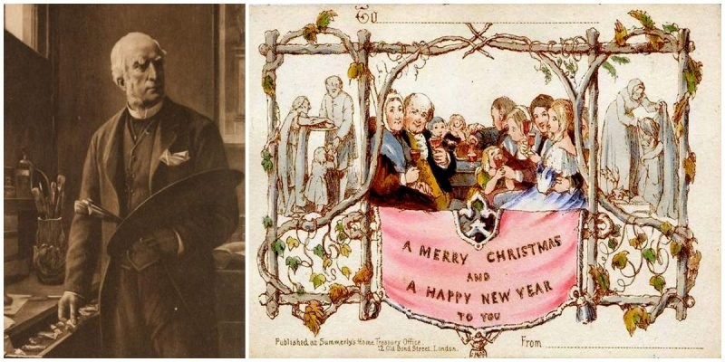 Họa sĩ John Callcott Horsley và diện mạo tấm thiệp Giáng sinh đầu tiên trên thế giới