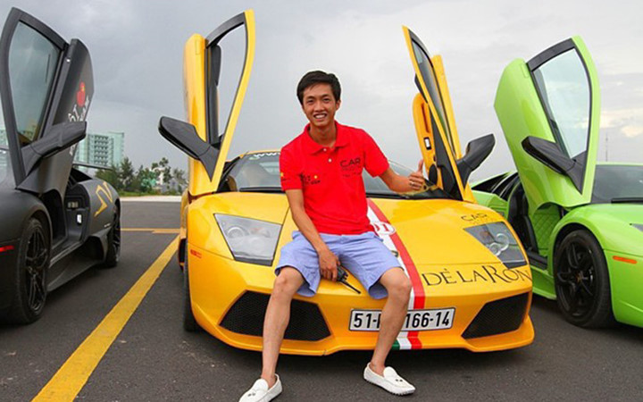 Cường Đô la sở hữu nhiều mẫu siêu xe đắt tiền, độc nhất ở Việt Nam.