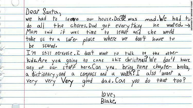 Bức thư của cậu bé 7 tuổi gửi ông già Noel.
