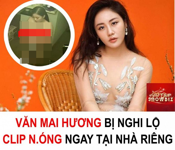 Những hình ảnh được cho là Văn Mai Hương trong clip nóng quay lén được chia sẻ rầm rộ trên mạng xã hội.  