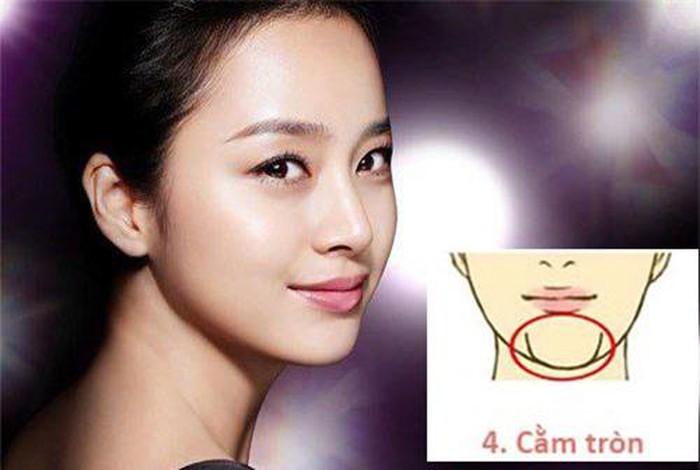 Tướng cằm tròn phát tài