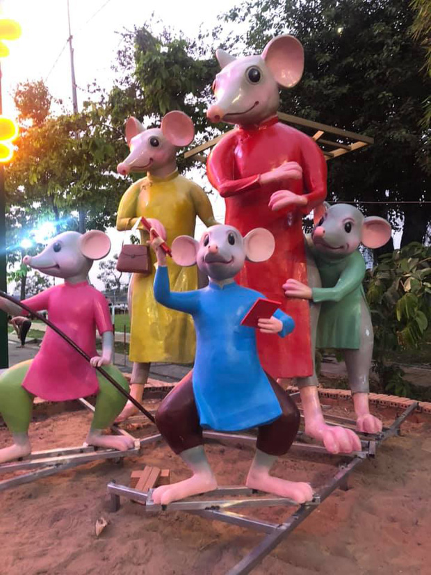 Gia đình chuột mũi dài ở Bình Điền, Long An.