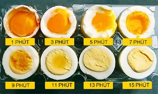 Canh đúng thời gian luộc trứng giúp bạn có món ăn hoàn hảo như ý muốn.