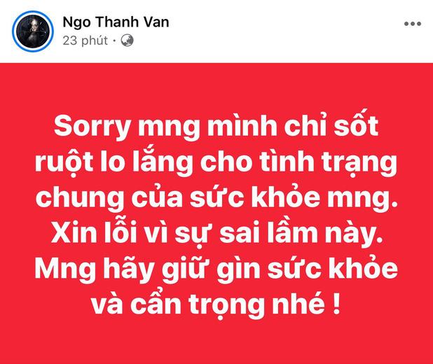 Ngô Thanh Vân đưa ra lời xin lỗi