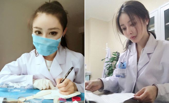 Yuan Herong - nữ bác sĩ Trung Quốc đang gây chú ý trên mạng xã hội.