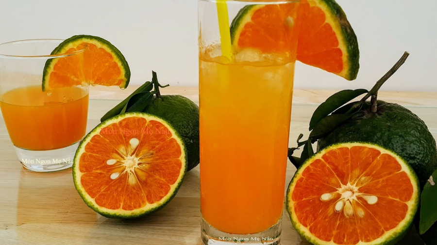 Không nên uống nước cam khi đói