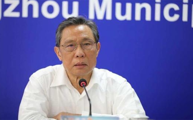 Viện sĩ Chung Nam Sơn, Trưởng nhóm chuyên gia cao cấp Ủy ban Y tế Trung Quốc.