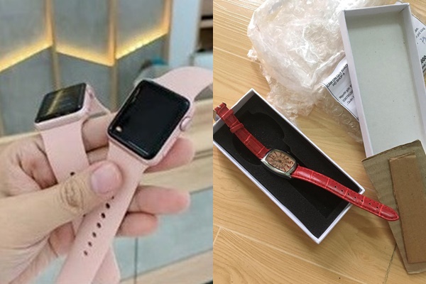 Hai chiếc đồng hồ khác xa nhau.