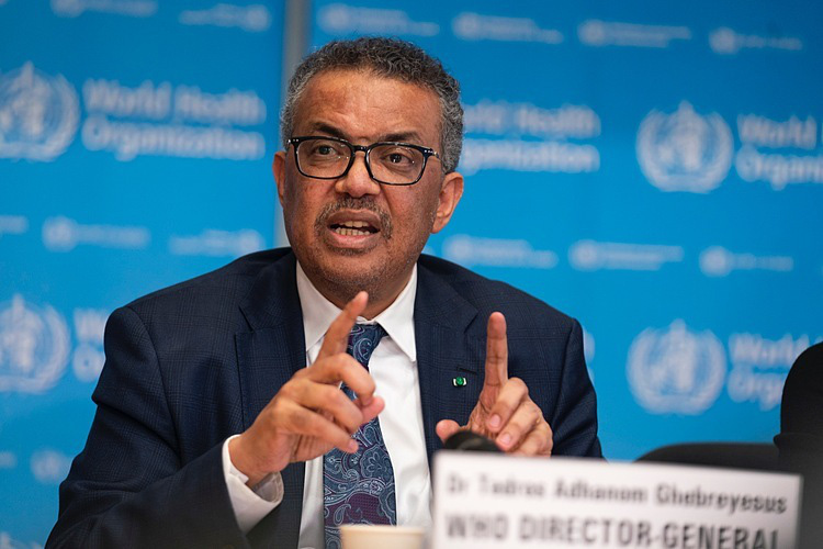 Tổng Giám đốc WHO Tedros Adhanom Ghebreyesus.  Ảnh: WHO