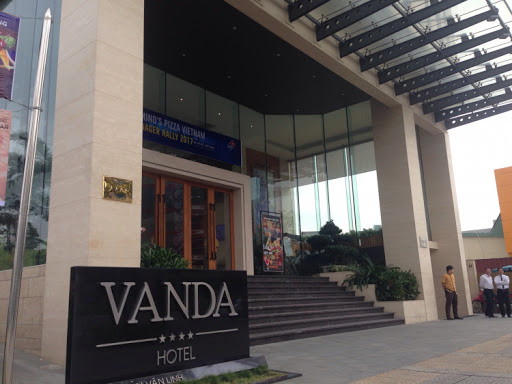 Khách sạn Vanda, nơi hai du khách người Anh nhiễm Covid-19 đã lưu trú khi đến Đà Nẵng.