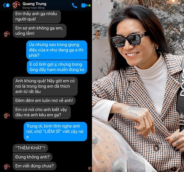 Dịch bệnh hoành hành và đang rơi vào thời điểm ế show, BB Trần thực sự rất rảnh rỗi. Có lẽ do bứt rứt chân tay nên nam diễn viên hài phải nhắn tin cho một loạt mỹ nam showbiz để tìm kiếm sự vui vẻ. Trong loạt tin nhắn chia sẻ trên trang cá nhân mới đây, BB Trần gửi những lời mời gọi