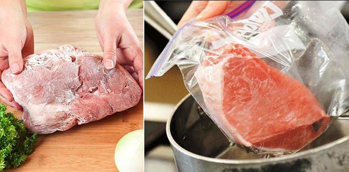 Rã đông sai cách làm thịt mất chất