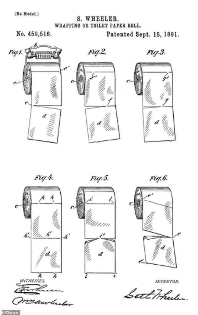 Hình ảnh hướng dẫn cách sử dụng giấy vệ sinh đã có cách đây hơn 100 năm.