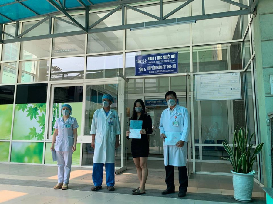Bệnh nhân ở Đà Nẵng được công bố khỏi bệnh.