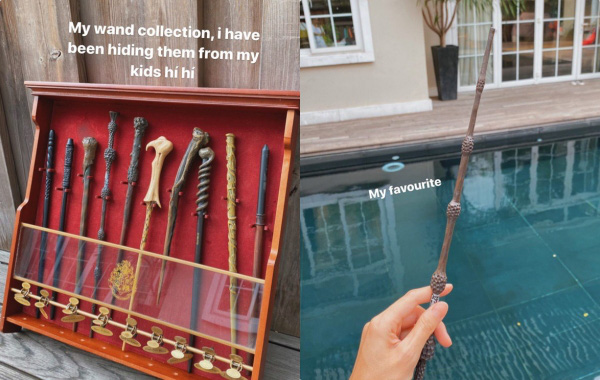 Hà Tăng mê mệt những chiếc đũa phép của Harry Potter đến mức giấu lũ trẻ để làm của riêng.