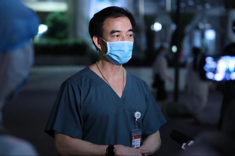 Ông Nguyễn Quang Tuấn - Giám đốc Bệnh viện Bạch Mai. Ảnh: Sơn Tùng. 