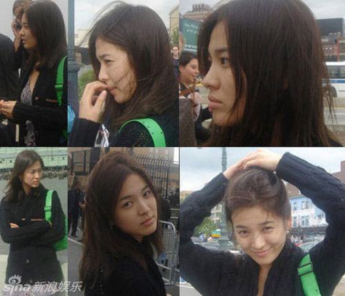 Hình ảnh người qua đường, nhà báo chụp chưa qua chỉnh sửa đã chứng minh Song Hyeo Kyo không phải là 