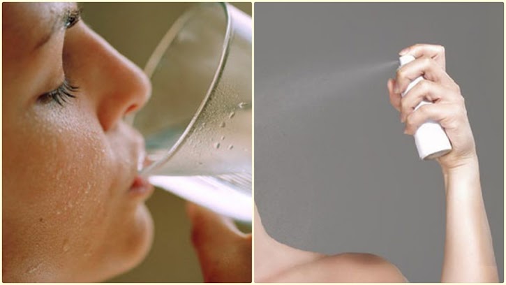 Sau khi đi nắng về chớ dại uống nước đá, hãy uống một cốc nước hơi ấm hoặc đun sôi để nguội để giải nhiệt