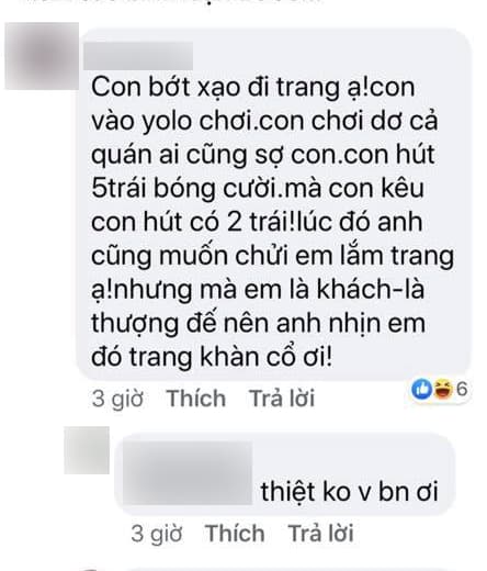 Đoạn bình luận của anti-fan đã xúc phạm Trang Trần.