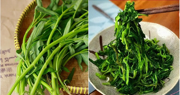 Rau muống có tác dụng thanh nhiệt, là món ăn quen thuộc với các gia đình Việt trong mùa hè.
