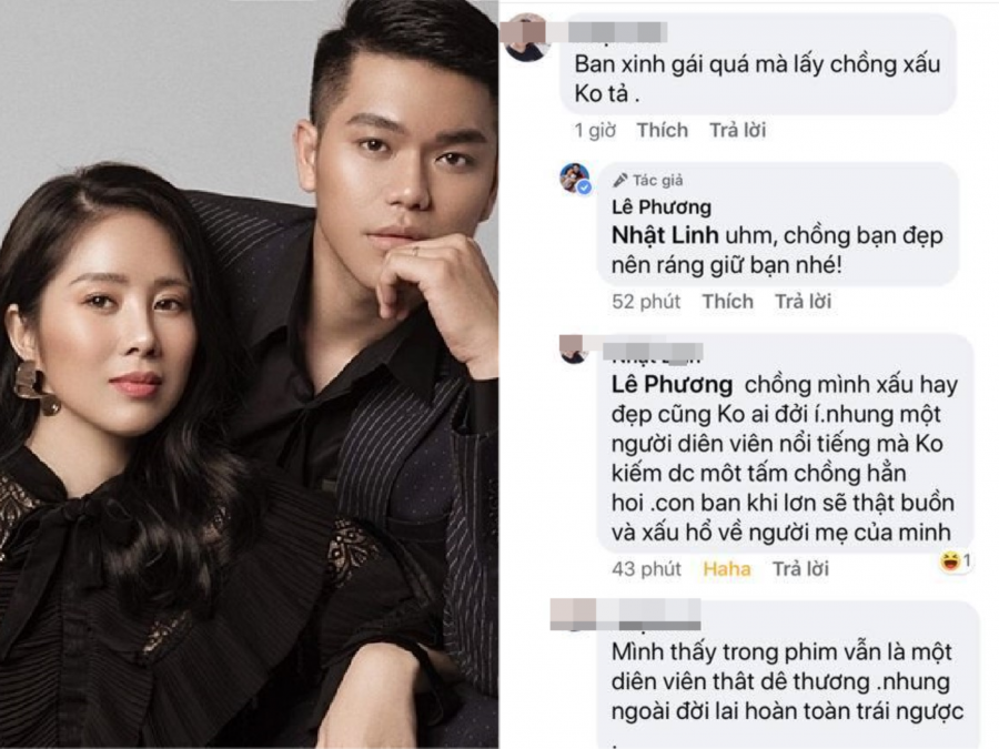 Vừa qua, diễn viên Lê Phương đăng tải loạt ảnh gia đình nhỏ của mình đi chơi 1/6 sớm. Trong khi phần đông khán giả bày tỏ sự yêu mến với loạt ảnh hạnh phúc của nữ diễn viên, một anti-fan lại bất ngờ bình luận chê bai: 