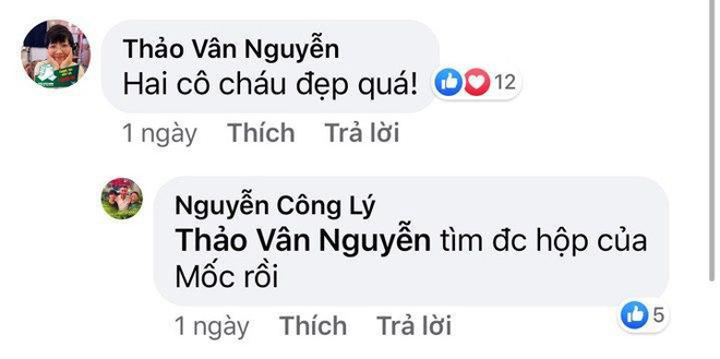 MC Thảo Vân và bạn gái Công Lý vẫn thường xuyên trò chuyện qua lại trên facebook chứng tỏ mối quan hệ rất tốt của cả hai.
