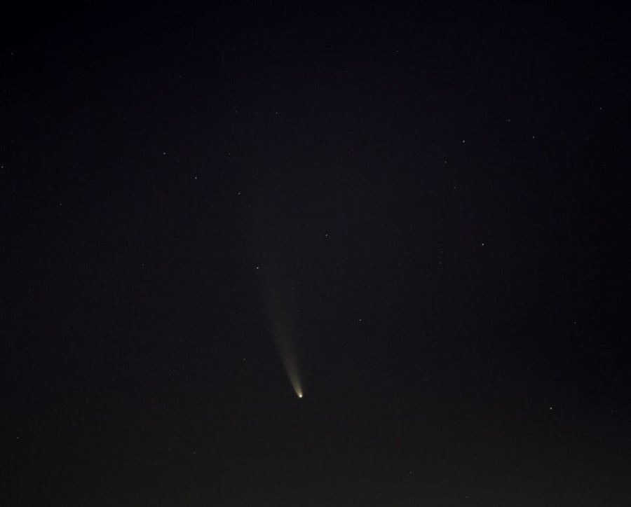 Sao chổi NEOWISE được phát hiện trước khi mặt trời mọc ở Washington D.C. - Mỹ  