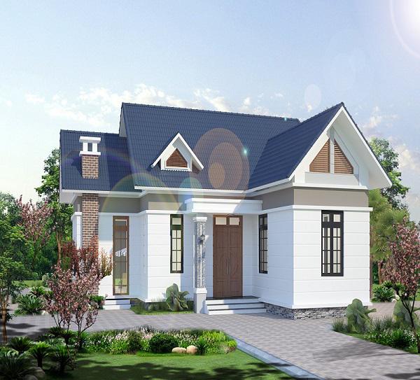 Nhà 2 mặt tiền cũng được nhiều người ưa chuộng. Đây là mẫu nhà được thiết kế với 3 phòng ngủ, 1 phòng thờ, 1 phòng khách và 1 phòng bếp, 1 phòng sinh hoạt chung và 2 nhà vệ sinh.