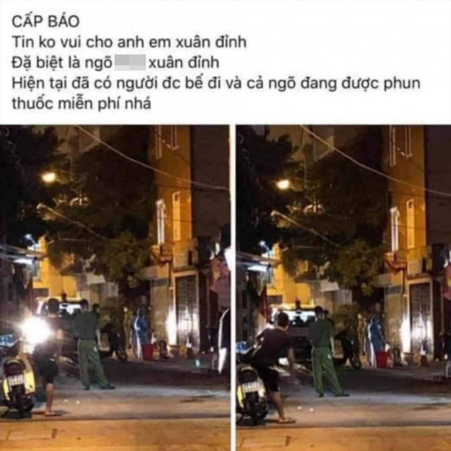 Thông tin đăng tải trên mạng gây hoang mang dư luận